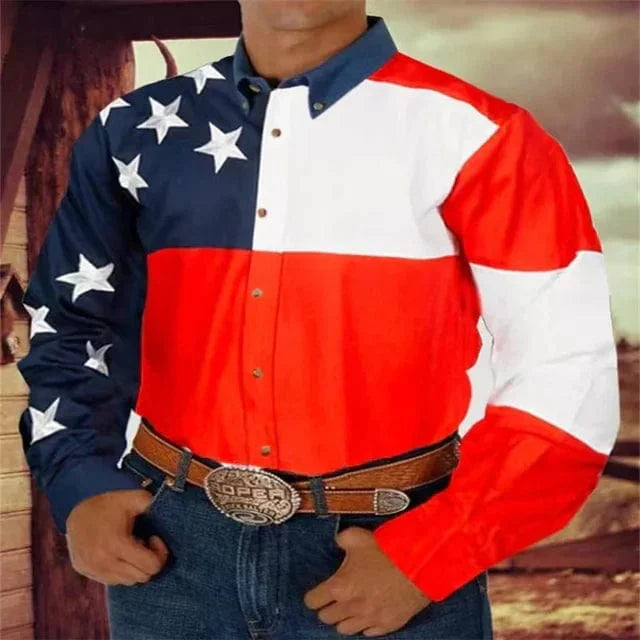 Men's Shirt Plaid Stripe Geometric Stand Collar Outdoor Street Print Long Sleeve Clothing Fashion Streetwear Designer Casual - SHOWLU FASHION STORE