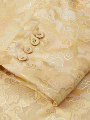 Men's Trendy Silvery Jacquard Blazer - Perfect for Parties, Casual Wear & Everyday Elegance, Spring/Fall Collection - SHOWLU FASHION STORE