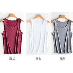 Mesh Hollow out Cool Slim Bottoming Shirt Summer Vest - SHOWLU FASHION STORE