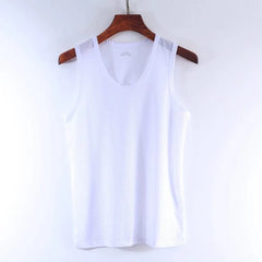 Mesh Hollow out Cool Slim Bottoming Shirt Summer Vest - SHOWLU FASHION STORE