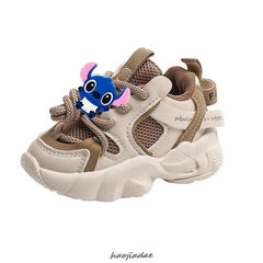 Mickey Minnie Baby Toddler Shoes For Boys Girls Breathable Mesh Little Kids Casual Sneakers Non - slip Children Sport Shoes - SHOWLU FASHION STORE