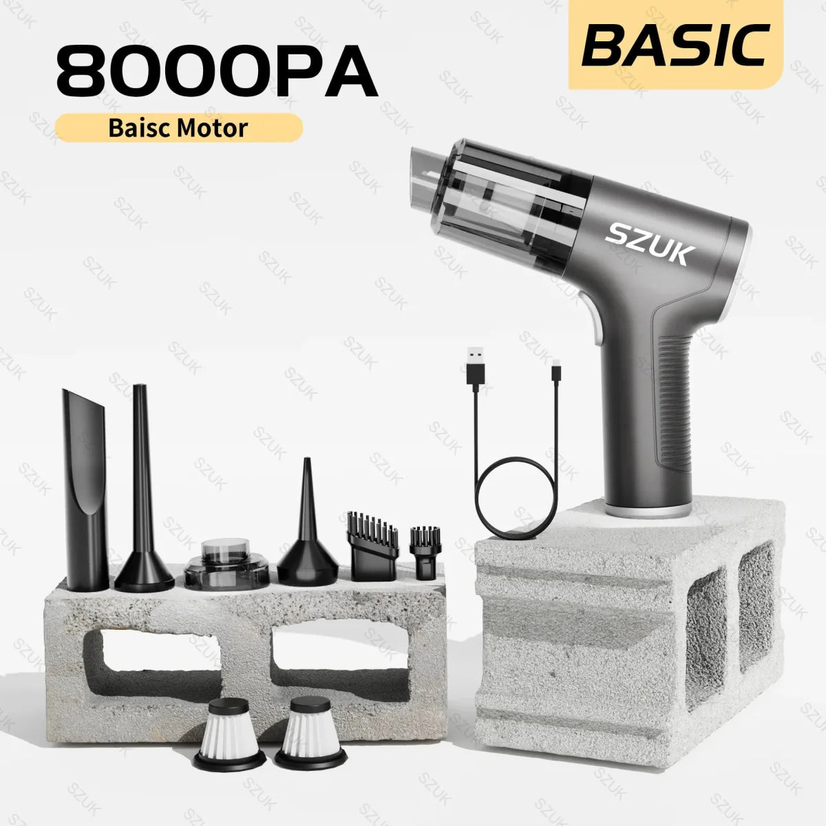 Mini Car Vacuum Cleaner Portable Wireless Handheld Cleaner for Home Appliance Poweful Cleaning Machine Car Cleaner for Keyboard - SHOWLU FASHION STORE