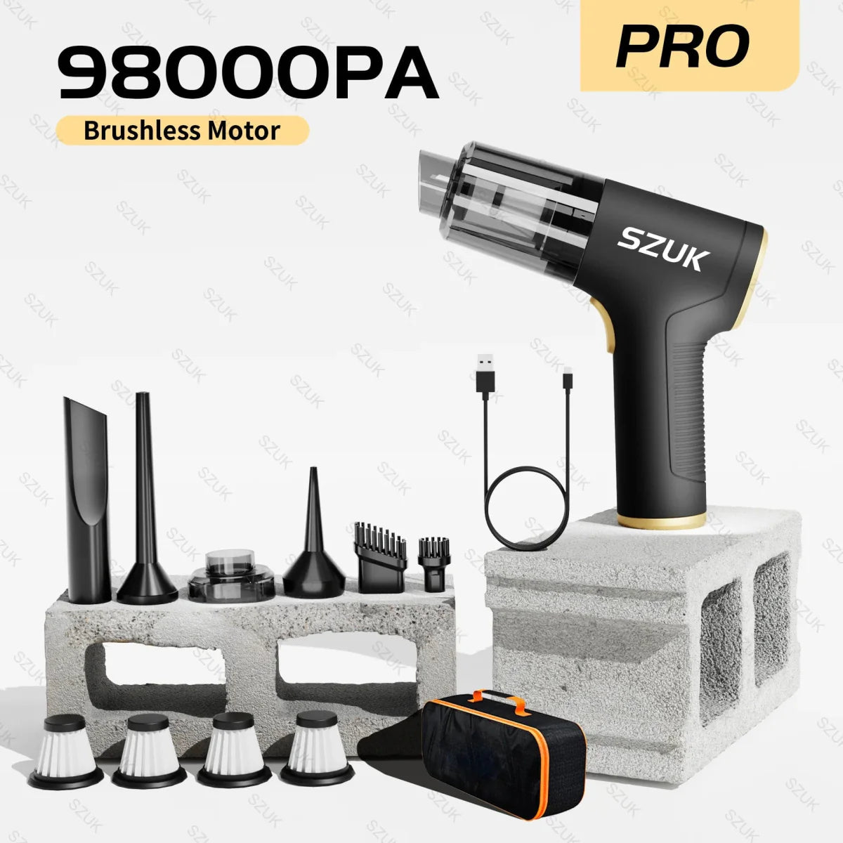 Mini Car Vacuum Cleaner Portable Wireless Handheld Cleaner for Home Appliance Poweful Cleaning Machine Car Cleaner for Keyboard - SHOWLU FASHION STORE