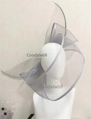 New Black Fascinator Wedding Pillbox Hat Women Elegant Fascinator Hats Hair Clip Church Ladies Party Headpiece Fashion Headwear - SHOWLU FASHION STORE