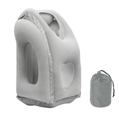 New Pattern Inflatable Travel Pillow Portable Chin Support Neck Pillow for Airplane Car Bus Train Office Nap Rest Support Pillow - SHOWLU FASHION STORE
