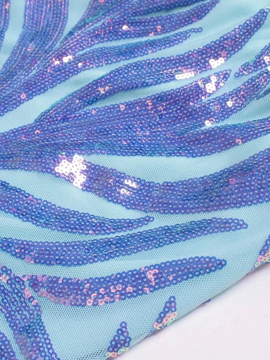 Off Shoulder Stretch Sequin Evening Party Dress Bodycon Backless Slash Neck Floor Length Night Prom Gown Padded - SHOWLU FASHION STORE