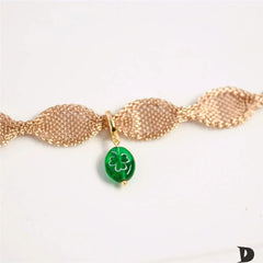 Original Exclusive Retro Gold Metal Collar Choker Clavicle Chain Fashion Street Shooting Classy Necklace for Women Hong Kong Style - SHOWLU FASHION STORE