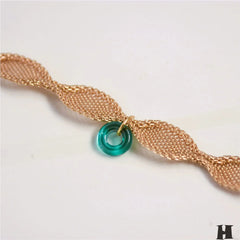 Original Exclusive Retro Gold Metal Collar Choker Clavicle Chain Fashion Street Shooting Classy Necklace for Women Hong Kong Style - SHOWLU FASHION STORE