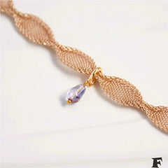 Original Exclusive Retro Gold Metal Collar Choker Clavicle Chain Fashion Street Shooting Classy Necklace for Women Hong Kong Style - SHOWLU FASHION STORE