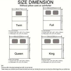 Paisley Mandala Black Duvet Cover Set Bohemian Style Double For Adults Queen King Size Bedding Set With Pillowcase For Bedroom - SHOWLU FASHION STORE