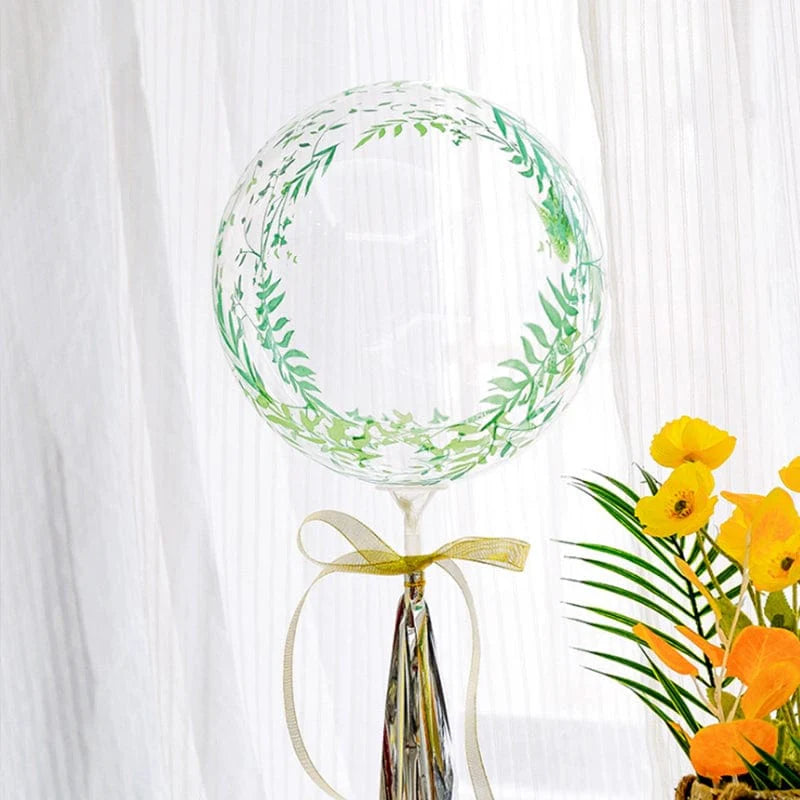 Panparty Birthday Bounce Ball Printed Ball Font Cartoon Transparent Ball Party Balloon Birthday Party Hundred Days Young Adult Heart - SHOWLU FASHION STORE