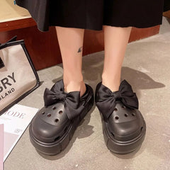 Platform Slippers Summer Women's Sandals 6cm Wedges Ladies Outdoor Clogs Thick Street Beach Slides Girls Flip Flops Garden Shoes - SHOWLU FASHION STORE