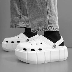 Platform Slippers Summer Women's Sandals 6cm Wedges Ladies Outdoor Clogs Thick Street Beach Slides Girls Flip Flops Garden Shoes - SHOWLU FASHION STORE