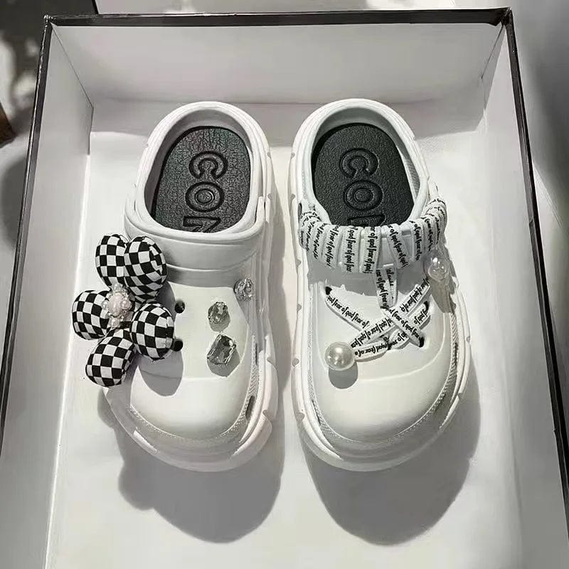 Platform Slippers Summer Women's Sandals 6cm Wedges Ladies Outdoor Clogs Thick Street Beach Slides Girls Flip Flops Garden Shoes - SHOWLU FASHION STORE