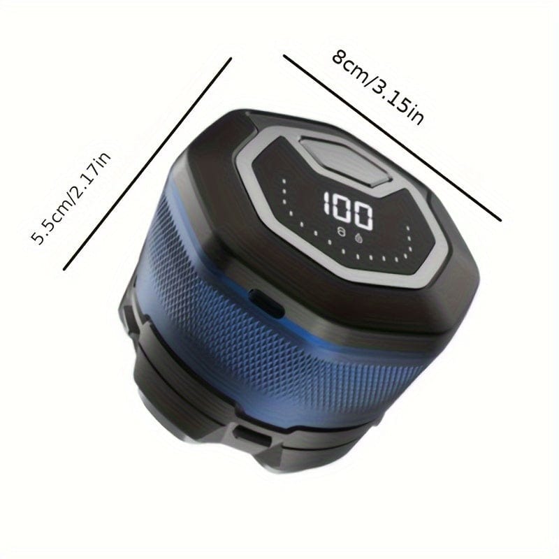 Pro BaldMaster 6D Electric Shaver - High - Speed Magnetic Razor for Fast and Smooth Shaving, Hypoallergenic with LED Display, Organizer, and Easy Cleaning System for a Comfortable Grooming Experience - SHOWLU FASHION STORE