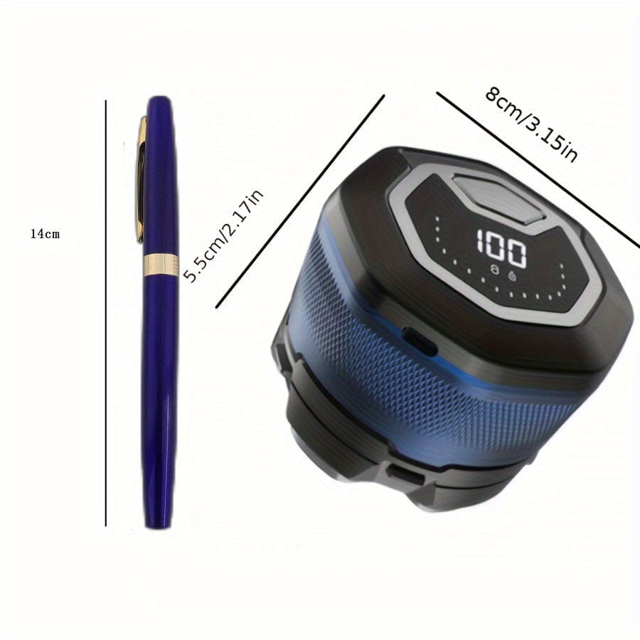 Pro BaldMaster 6D Electric Shaver - High - Speed Magnetic Razor for Fast and Smooth Shaving, Hypoallergenic with LED Display, Organizer, and Easy Cleaning System for a Comfortable Grooming Experience - SHOWLU FASHION STORE