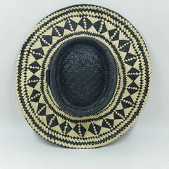 Raffia straw hat for women Bohemian colorful stitched straw hat ladies vacation sun hat beach summer vacation jazz hat panama - SHOWLU FASHION STORE