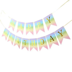 Rainbow Tableware Set for Birthday Party Decorations Rainbow Tableware Paper Plates Cups Napkins Tablecloth Dinner Disposable - SHOWLU FASHION STORE