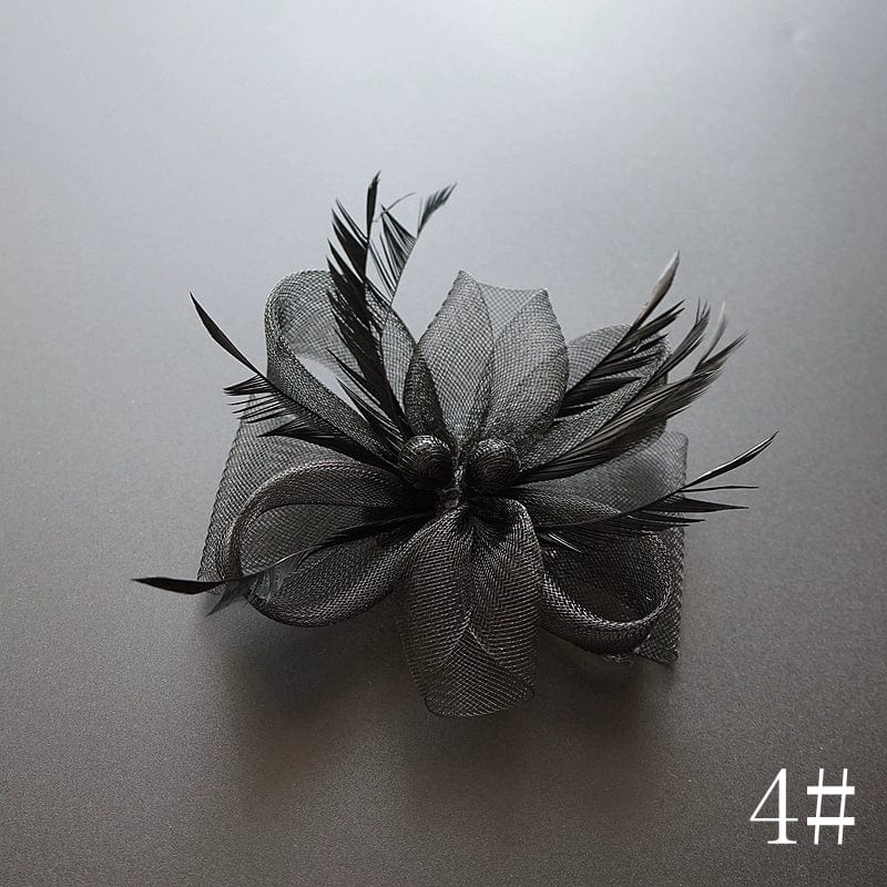 Republic of China Cheongsam Retro Black Billycock Catwalk Veil - SHOWLU FASHION STORE