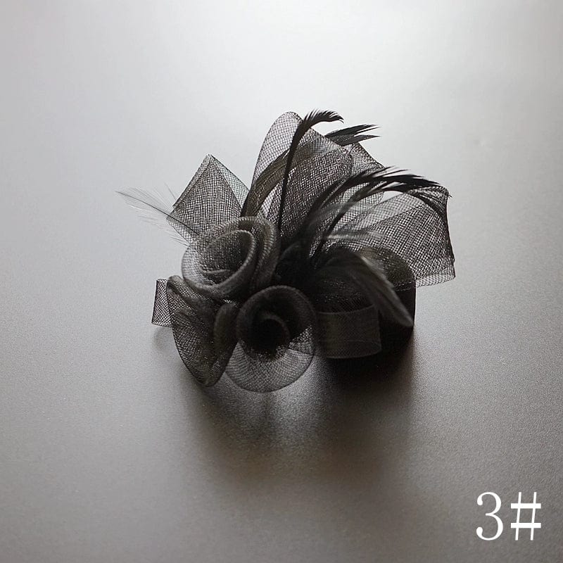 Republic of China Cheongsam Retro Black Billycock Catwalk Veil - SHOWLU FASHION STORE