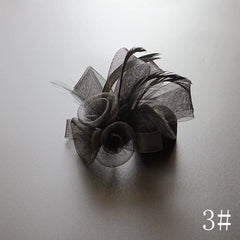 Republic of China Cheongsam Retro Black Billycock Catwalk Veil - SHOWLU FASHION STORE