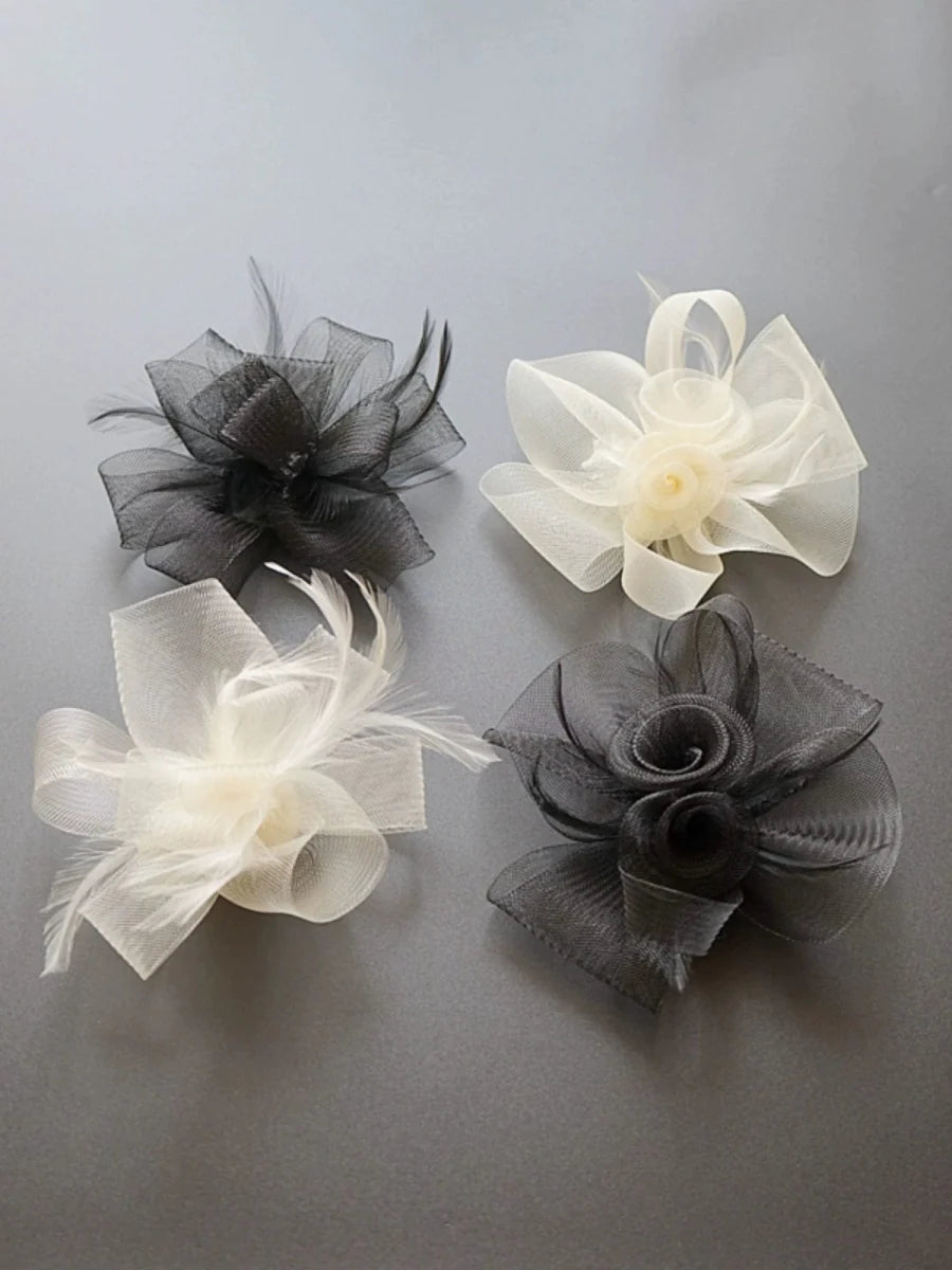 Republic of China Cheongsam Retro Black Billycock Catwalk Veil - SHOWLU FASHION STORE