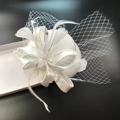 Retro Party Gathering Billycock Headdress Elegant Veil - SHOWLU FASHION STORE