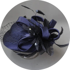 Retro Party Gathering Billycock Headdress Elegant Veil - SHOWLU FASHION STORE