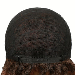 Short Dreadlock Wig Short Afro Curly Braided Wigs For Women Faux Locs Twist Braiding Ombre Synthetic Hair Wigs 6 Inches(1B350) - SHOWLU FASHION STORE