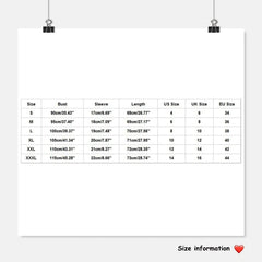 A size chart table for nursing scrub tops showing measurements in centimeters and inches.