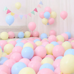 Six One Dark Blue and Light Blue Blue White Macaron Blue Balloon Birthday Graduation Kindergarten Scene Layout Decoration - SHOWLU FASHION STORE