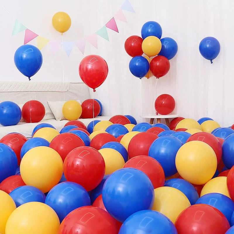 Six One Dark Blue and Light Blue Blue White Macaron Blue Balloon Birthday Graduation Kindergarten Scene Layout Decoration - SHOWLU FASHION STORE