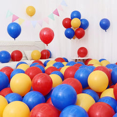 Six One Dark Blue and Light Blue Blue White Macaron Blue Balloon Birthday Graduation Kindergarten Scene Layout Decoration - SHOWLU FASHION STORE