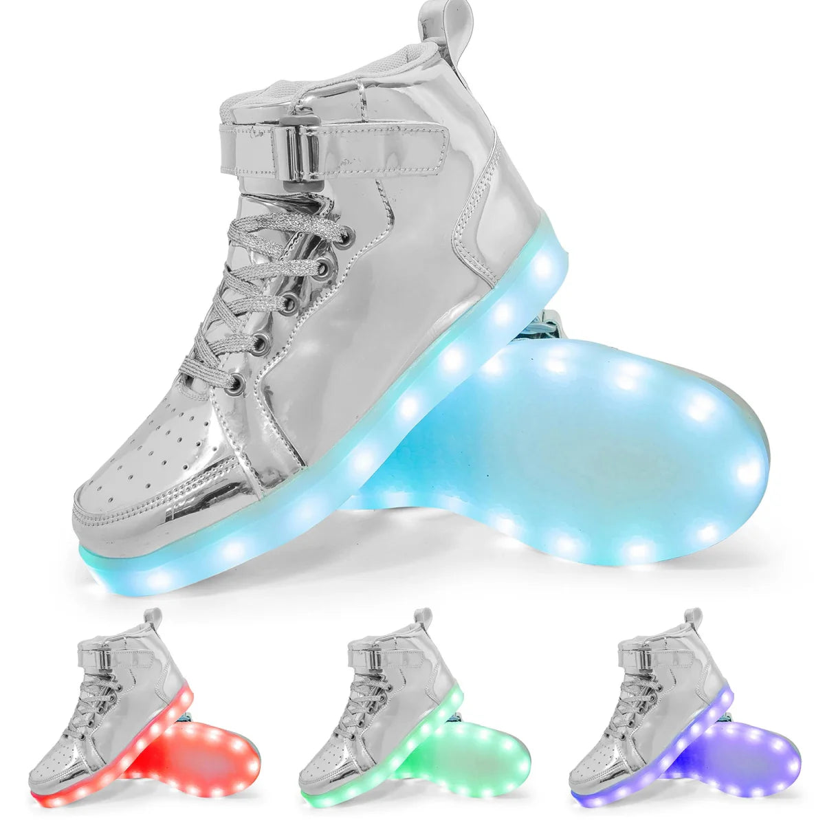 Size 25 - 40 Children Glowing Sneakers Kid Luminous Sneakers for Boys Girls Led Sneakers With Luminous Sole Lighted Shoes Men - SHOWLU FASHION STORE