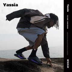 Slippers Men's Anti - skid Light Hole Shoes Men's Sports Casual Beach Slippers Breathable Shoes Men Sandals Simple and durable - SHOWLU FASHION STORE