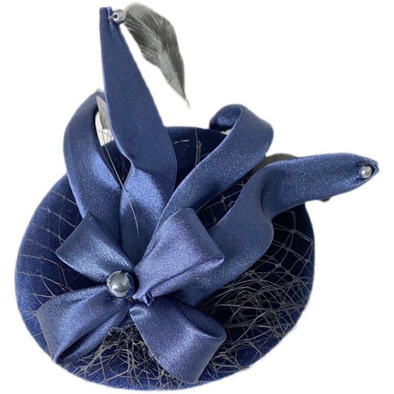 Socialite Mesh Black Headdress Female Cheongsam Billycock - SHOWLU FASHION STORE