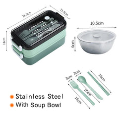 Stainless Steel Lunch Box - SHOWLU FASHION STORE