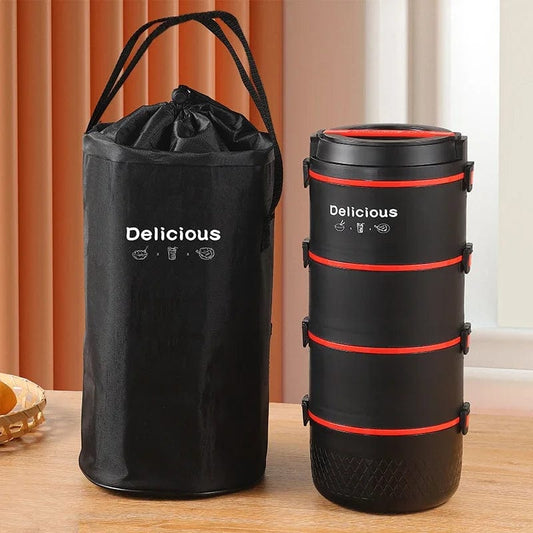 Stainless Steel Portable Lunch Box Set - SHOWLU FASHION STORE