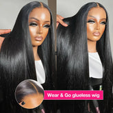 Straight Glueless Wig Lace Front Human Hair Ready To Wear And Go Preplucked For Women 36Inch Brazilian 13x6 Hd Lace Frontal Wigs - SHOWLU FASHION STORE