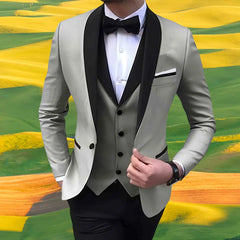 Suits for Men Slim Fit Luxury Wedding Tuxedos Fashion Mens 3 Pieces(Blazer+Vest+Pants)/2Pieces(Blazer+Pants)Wedding For Man Suit - SHOWLU FASHION STORE