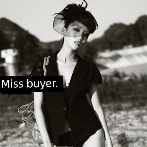 Summer Socialite Cheongsam Black Headdress Veil Women's Dress - SHOWLU FASHION STORE