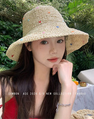 Sun Hat Niche Style Color Women's Summer Outdoor Straw Hat - SHOWLU FASHION STORE