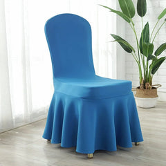 Thickened Air Layer Conference Hotel White Banquet Elastic Chair Cover Hotel Dedicated for Home Use and Restaurants Chair Cover One - Piece - SHOWLU FASHION STORE