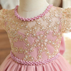 Toddler Baby 1st Birthday Baptism Beading Dress For Girls Princess Luxury Embroidery Costumes Kids Party Clothes Baby's Dresses - SHOWLU FASHION STORE