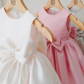 Toddler Girl Party Princess Dress for First Communion Baptism Clothes Formal Occasion Elegant Sleeveless for Flower Girls Dress - SHOWLU FASHION STORE