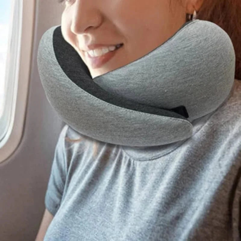Travel Neck Pillow Travel Neck Cushion Durable U - Shaped Travel Pillow Portable U - Shaped Pillow Undeformable Airplan - SHOWLU FASHION STORE