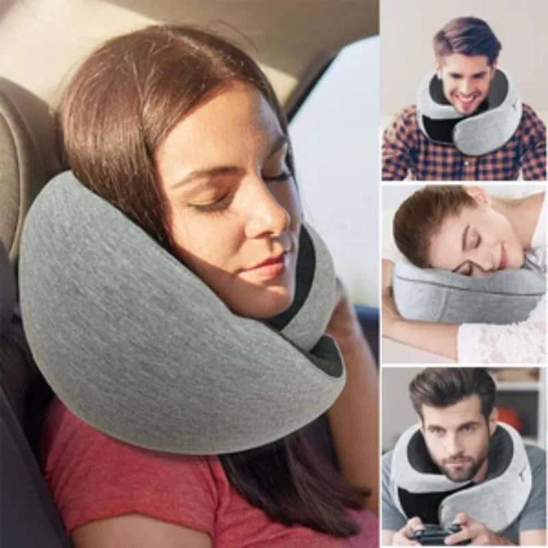 Travel Neck Pillow Travel Neck Cushion Durable U - Shaped Travel Pillow Portable U - Shaped Pillow Undeformable Airplan - SHOWLU FASHION STORE