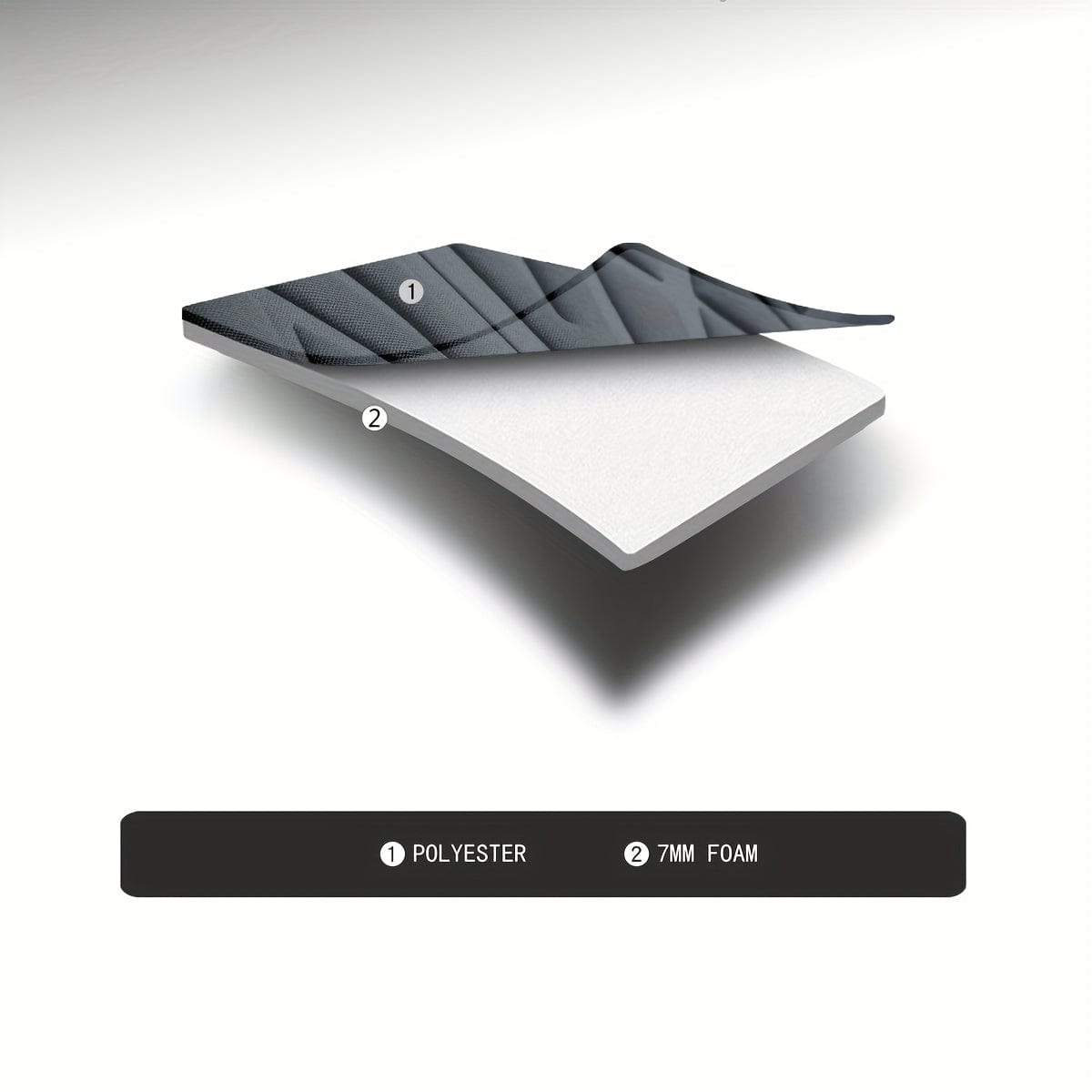 Universal Fit Front Pair Car Seat Covers - Breathable Polyester Split Automotive Seat Cushion Protectors with Sponge Filler - Hand Washable, All - Season, Durable and Easy to Install - SHOWLU FASHION STORE