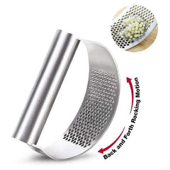 Upgraded Stainless Steel Garlic Press Squeezer Manual Garlic Ginger Rocker Crusher Garlic Cutting Mince Tools Kitchen Gadgets - SHOWLU FASHION STORE