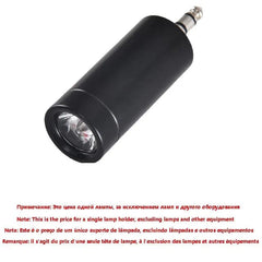 A black cylindrical lamp head with a 3.5mm jack connector at the end.